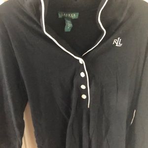 Ralph Lauren black night shirt